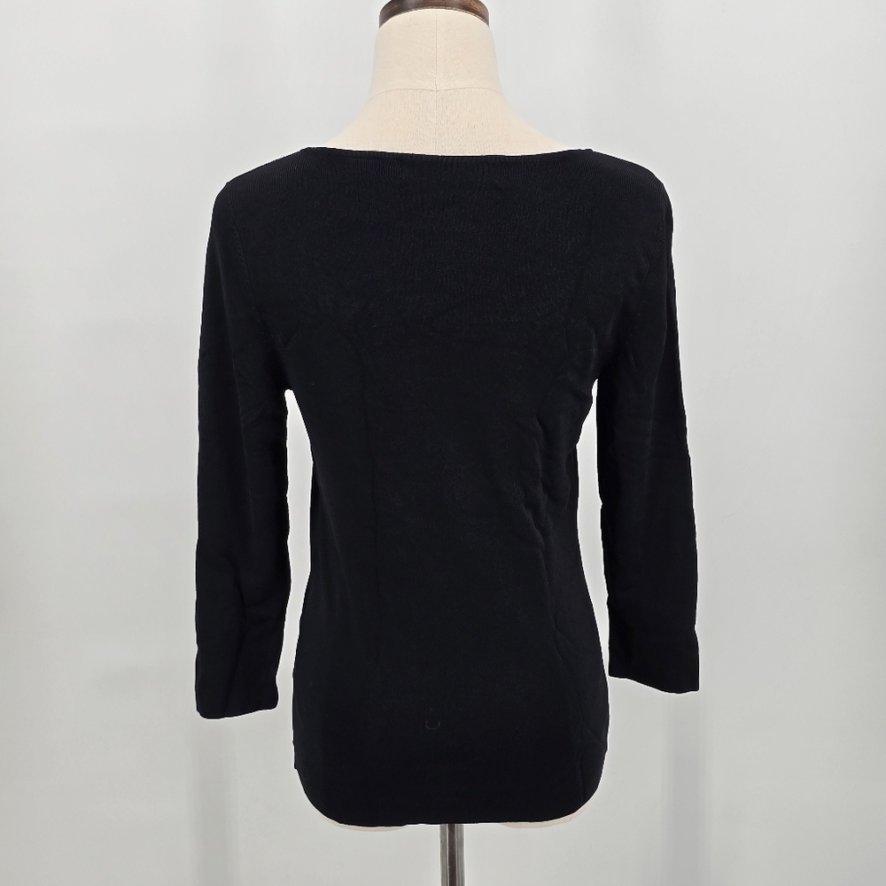 Share Vintage Lucia Burns Beaded Embroidered Stretch Top Women's Small T themadc - Picture 3 of 6